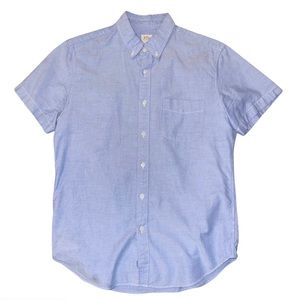Jcrew short sleeve light blue shirt